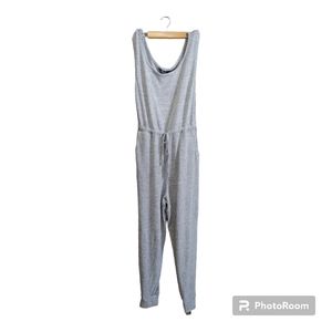 💚 MIKK ATHLETICA Grey Sleeveless Jumpsuit Size Medium